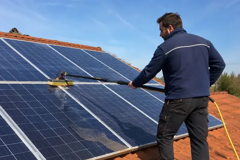 Nettoyage et entretien de panneaux solaires à Tiercé