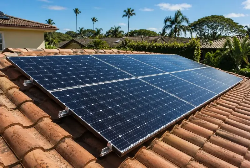 Installation de panneaux solaires à Tiercé